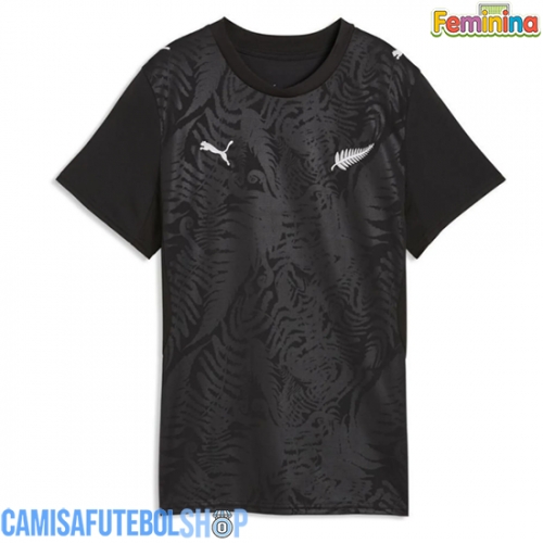 Camisa de time de futebol Nova Zelândia Replicas 1º Equipamento Feminina Mundo 2026 Manga Curta